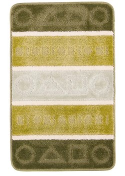 Miękki antypoślizgowy zielony dywanik łazienkowy - Lisox 3X ze sklepu Edinos.pl w kategorii Dywaniki łazienkowe - zdjęcie 172263629