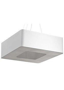 Biały nowoczesny kwadratowy żyrandol - 7X EX703 F6-Z10 ze sklepu Edinos.pl w kategorii Lampy wiszące - zdjęcie 172263879
