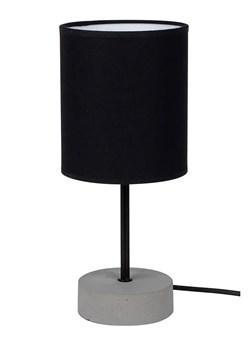 Czarna abażurowa lampka stołowa na nóżce - A10-Palas ze sklepu Edinos.pl w kategorii Lampy stołowe - zdjęcie 172264108