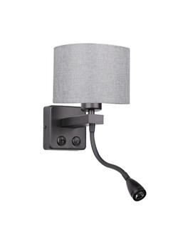 Czarna lampka nocna - K239 Akli ze sklepu Edinos.pl w kategorii Lampy stołowe - zdjęcie 172264327
