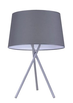 Szara lampka stołowa trójnóg - S913-Brila ze sklepu Edinos.pl w kategorii Lampy stołowe - zdjęcie 172264378
