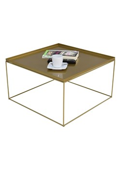 Złoty stolik kawowy w stylu glamour - Diros 3X ze sklepu Edinos.pl w kategorii Stoliki kawowe - zdjęcie 172264419