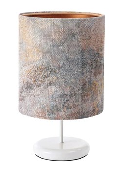 Biała lampa stołowa z abażurem tuba - S359 F1-G31 ze sklepu Edinos.pl w kategorii Lampy stołowe - zdjęcie 172264666