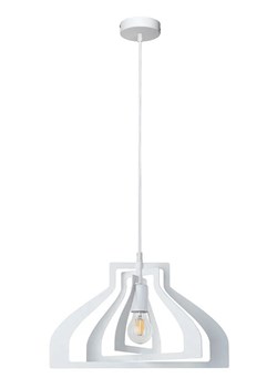 Biała designerska lampa wisząca loftowa - A73-Peza ze sklepu Edinos.pl w kategorii Lampy wiszące - zdjęcie 172265335