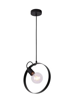 Czarna nowoczesna wisząca lampa koło - V056-Elegio ze sklepu Edinos.pl w kategorii Lampy wiszące - zdjęcie 172265345
