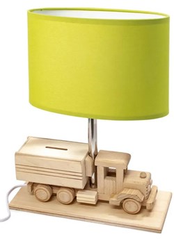 Zielona lampka dla dzieci ze skarbonką - S190-Edvin ze sklepu Edinos.pl w kategorii Lampy dziecięce - zdjęcie 172266008