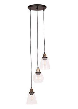 Nowoczesna lampa wisząca z 3 zwisami - S610-Ferva ze sklepu Edinos.pl w kategorii Lampy wiszące - zdjęcie 172266167