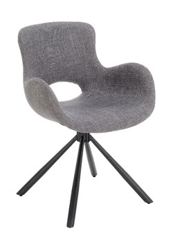 Szare nowoczesne krzesło - Lorkan ze sklepu Edinos.pl w kategorii Krzesła - zdjęcie 172266185