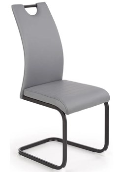 Tapicerowane krzesło Reven - popielate ze sklepu Edinos.pl w kategorii Krzesła - zdjęcie 172267628