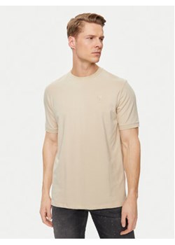 KARL LAGERFELD T-Shirt 755055 542221 Beżowy Regular Fit ze sklepu MODIVO w kategorii T-shirty męskie - zdjęcie 172268487