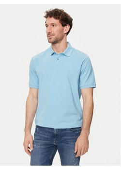 KARL LAGERFELD Polo 745890 542221 Niebieski Regular Fit ze sklepu MODIVO w kategorii T-shirty męskie - zdjęcie 172268726