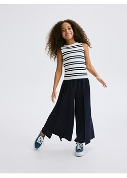 Reserved - Spodnie culotte - granatowy ze sklepu Reserved w kategorii Spodnie dziewczęce - zdjęcie 172270319