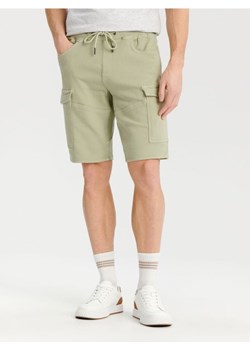 Sinsay - Szorty jeansowe jogger - zielony ze sklepu Sinsay w kategorii Spodenki męskie - zdjęcie 172271467