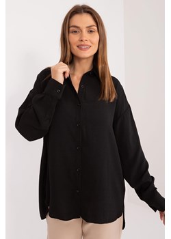 Rozpinana koszula oversize czarna ze sklepu 5.10.15 w kategorii Koszule damskie - zdjęcie 172272806