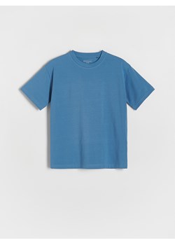 Reserved - Bawełniany t-shirt oversize - granatowy ze sklepu Reserved w kategorii T-shirty chłopięce - zdjęcie 172274548