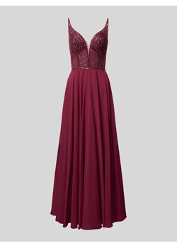 Sukienka wieczorowa z obszyciem cekinami ze sklepu Peek&Cloppenburg  w kategorii Sukienki - zdjęcie 172276185