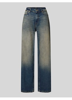 Jeansy z szeroką nogawką i efektem znoszenia model ‘MADISON’ ze sklepu Peek&Cloppenburg  w kategorii Jeansy damskie - zdjęcie 172276236