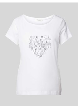 T-shirt z nadrukiem ze sloganem ze sklepu Peek&Cloppenburg  w kategorii Bluzki damskie - zdjęcie 172276239