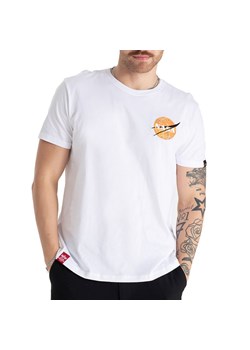 Koszulka Alpha Industries NASA Davinci T 13650809 - biała ze sklepu streetstyle24.pl w kategorii T-shirty męskie - zdjęcie 172280085