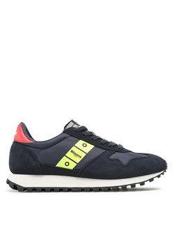 Sneakersy Blauer S3DAWSON02/NYS Navy/Neon Yellow/Red ze sklepu eobuwie.pl w kategorii Buty sportowe męskie - zdjęcie 172280146