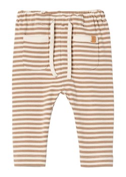 Lil Atelier Spodnie dresowe &quot;Geo&quot; w kolorze kremowo-jasnobrązowym ze sklepu Limango Polska w kategorii Odzież dla niemowląt - zdjęcie 172281657