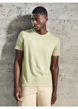 Sinsay - Koszulka z nadrukiem - zielony ze sklepu Sinsay w kategorii T-shirty męskie - zdjęcie 172282617