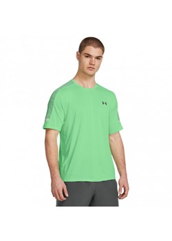 Męska koszulka treningowa Under Armour UA Tech Utility SS - zielona ze sklepu Sportstylestory.com w kategorii T-shirty męskie - zdjęcie 172284325