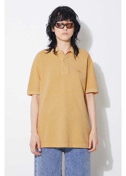 Lacoste polo bawełniane kolor pomarańczowy gładki PH3450 S0I ze sklepu PRM w kategorii T-shirty męskie - zdjęcie 172284855