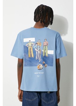 Filling Pieces t-shirt bawełniany Games Harbour kolor niebieski z nadrukiem 74434030627 ze sklepu PRM w kategorii T-shirty męskie - zdjęcie 172285166