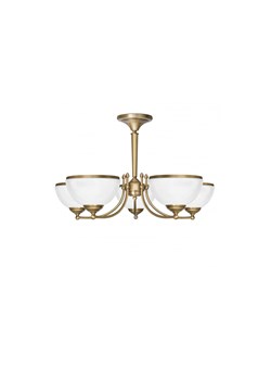Elegancki niski złoty żyrandol YR-S5AK ze sklepu MN Interiors - Lampy mosiężne w kategorii Lampy wiszące - zdjęcie 172292149