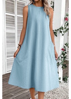 Sukienka METRILZA BLUE ze sklepu Ivet Shop w kategorii Sukienki - zdjęcie 172292207
