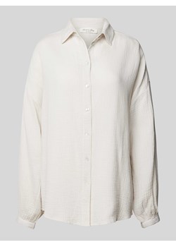 Bluzka koszulowa z fakturowanym wzorem ze sklepu Peek&Cloppenburg  w kategorii Koszule damskie - zdjęcie 172292408