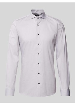 Koszula biznesowa o kroju super slim fit z kołnierzykiem typu cutaway ze sklepu Peek&Cloppenburg  w kategorii Koszule męskie - zdjęcie 172292715