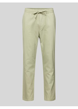 Spodnie o kroju tapered fit z dodatkiem streczu model ‘LINUS’ ze sklepu Peek&Cloppenburg  w kategorii Spodnie męskie - zdjęcie 172292765