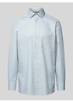 Koszula biznesowa o kroju modern fit z kołnierzykiem typu kent model ‘Bergamo’ ze sklepu Peek&Cloppenburg  w kategorii Koszule męskie - zdjęcie 172292769
