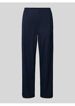 Spodnie o kroju regular fit w jednolitym kolorze ze sklepu Peek&Cloppenburg  w kategorii Spodnie damskie - zdjęcie 172292785