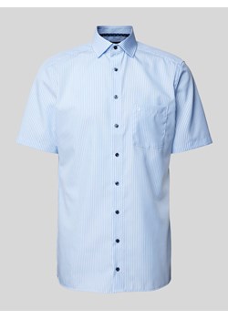 Koszula biznesowa o kroju modern fit ze wzorem w paski model ‘Bergamo’ ze sklepu Peek&Cloppenburg  w kategorii Koszule męskie - zdjęcie 172292825