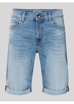 Szorty jeansowe z wpuszczanymi kieszeniami model ‘Lyon’ ze sklepu Peek&Cloppenburg  w kategorii Spodenki męskie - zdjęcie 172292838