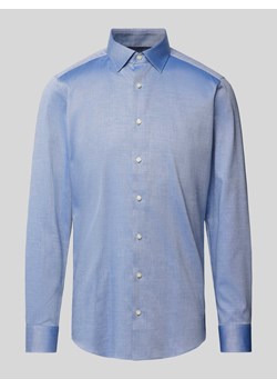 Koszula biznesowa o kroju body fit z kołnierzykiem kent model ‘Taviano’ ze sklepu Peek&Cloppenburg  w kategorii Koszule męskie - zdjęcie 172292887