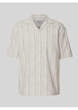Koszula casualowa o kroju regular fit z wzorem w paski ze sklepu Peek&Cloppenburg  w kategorii Koszule męskie - zdjęcie 172293008