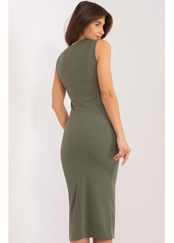 Sukienka bodycon khaki DHJ-SK-17732.22, Kolor khaki, Rozmiar uniwersalny, ITALY MODA ze sklepu Primodo w kategorii Sukienki - zdjęcie 172294036