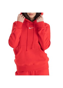 Bluza Nike Sportswear Phoenix Fleece DQ5872-657 - czerwona ze sklepu streetstyle24.pl w kategorii Bluzy damskie - zdjęcie 172294447