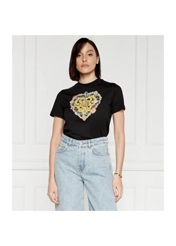 Versace Jeans Couture T-shirt | Regular Fit ze sklepu Gomez Fashion Store w kategorii Bluzki damskie - zdjęcie 172294538