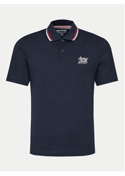 Jack&Jones Polo Trevor 12228781 Granatowy Standard Fit ze sklepu MODIVO w kategorii T-shirty męskie - zdjęcie 172296668