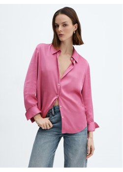 Mango Koszula Ideale 67034044 Różowy Regular Fit ze sklepu MODIVO w kategorii Koszule damskie - zdjęcie 172296875