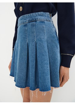 Mohito - Jeansowa spódnica mini - niebieski ze sklepu Mohito w kategorii Spódnice - zdjęcie 172300338