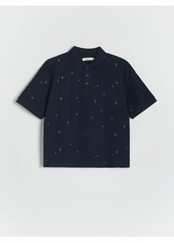 Reserved - T-shirt polo - czarny ze sklepu Reserved w kategorii T-shirty chłopięce - zdjęcie 172300976