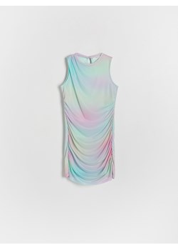 Reserved - Sukienka z marszczeniami - wielobarwny ze sklepu Reserved w kategorii Sukienki dziewczęce - zdjęcie 172300987