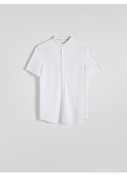 Reserved - Koszula slim fit ze stójką - biały ze sklepu Reserved w kategorii Koszule męskie - zdjęcie 172300999