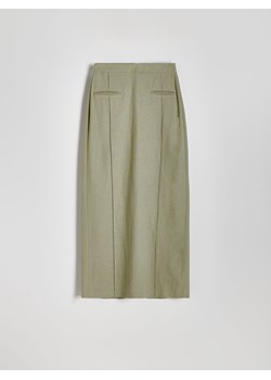 Reserved - Spódnica midi - zielony ze sklepu Reserved w kategorii Spódnice - zdjęcie 172301047